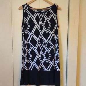 Ronni Nicole Black and White Sheath Mini Dress